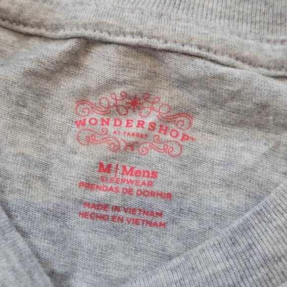 Men's Christmas Shirt Merry & Bright Men's size Medium #829 - Picture 3 of 4